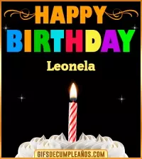 GIF GiF Happy Birthday Leonela